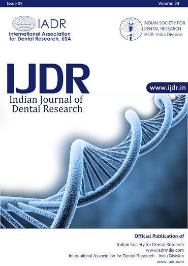 Indian Journal of Dental Research